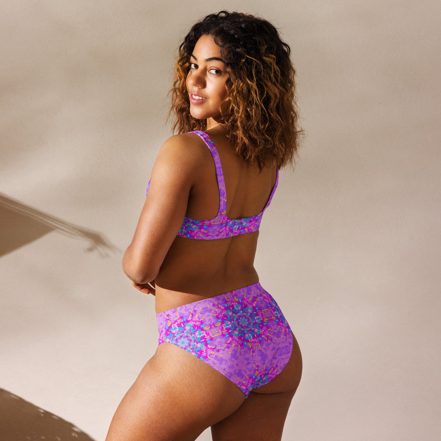 Natasha collection high-waisted bikini