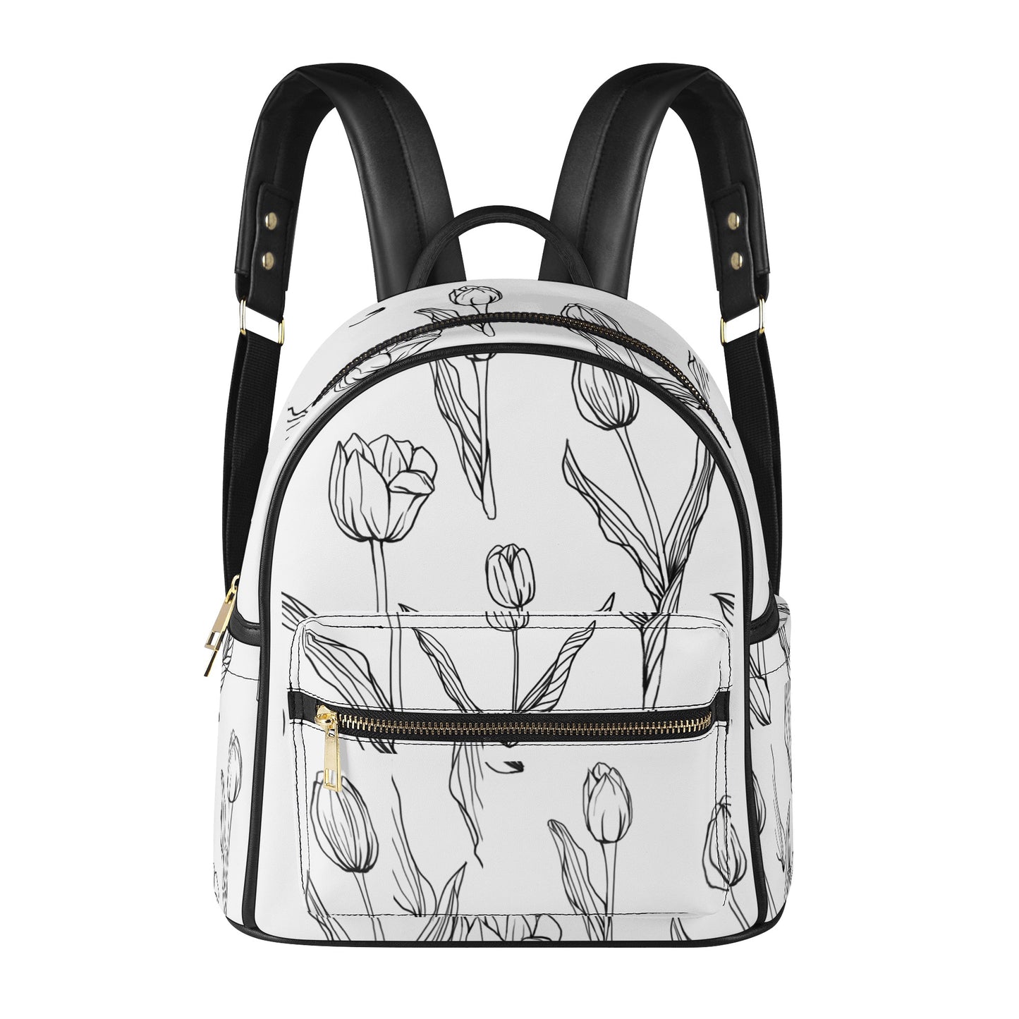 Womens Casual PU Backpack