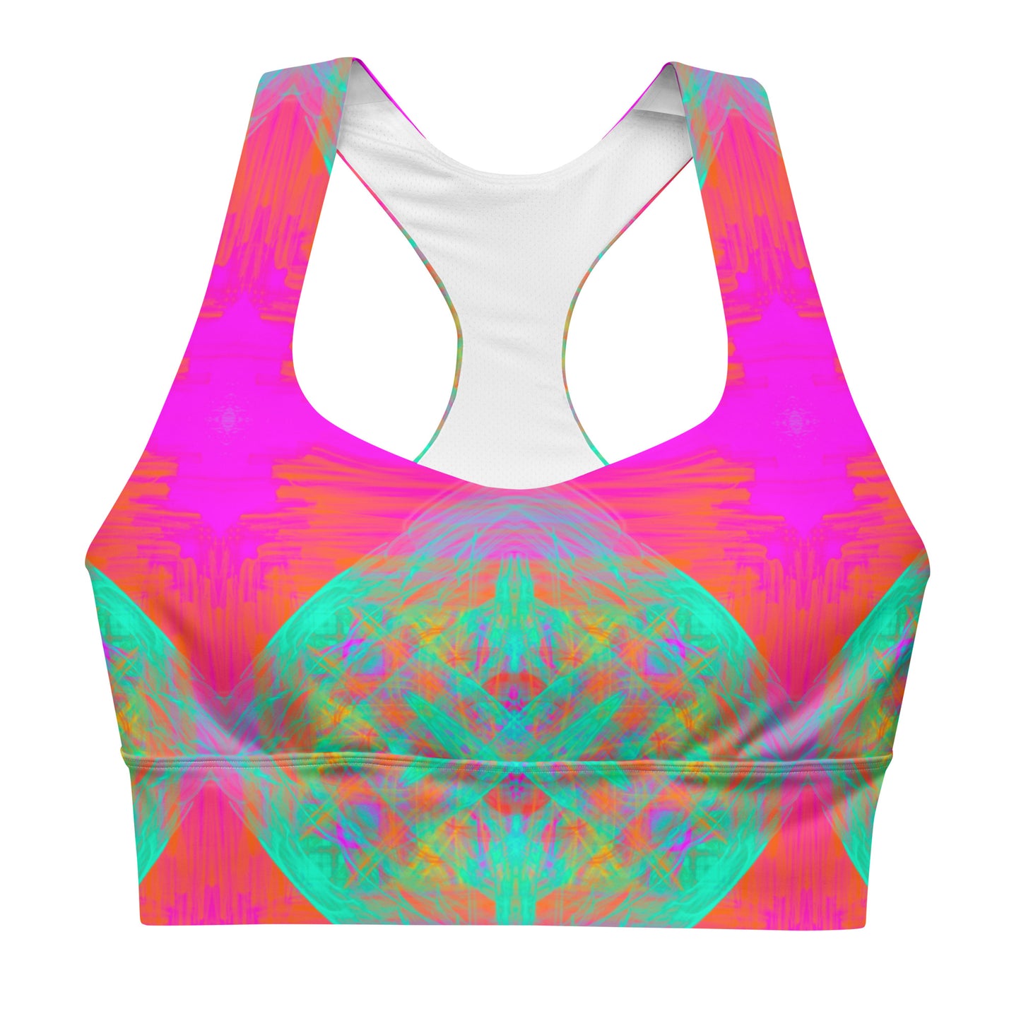 Glow up collection sports bra