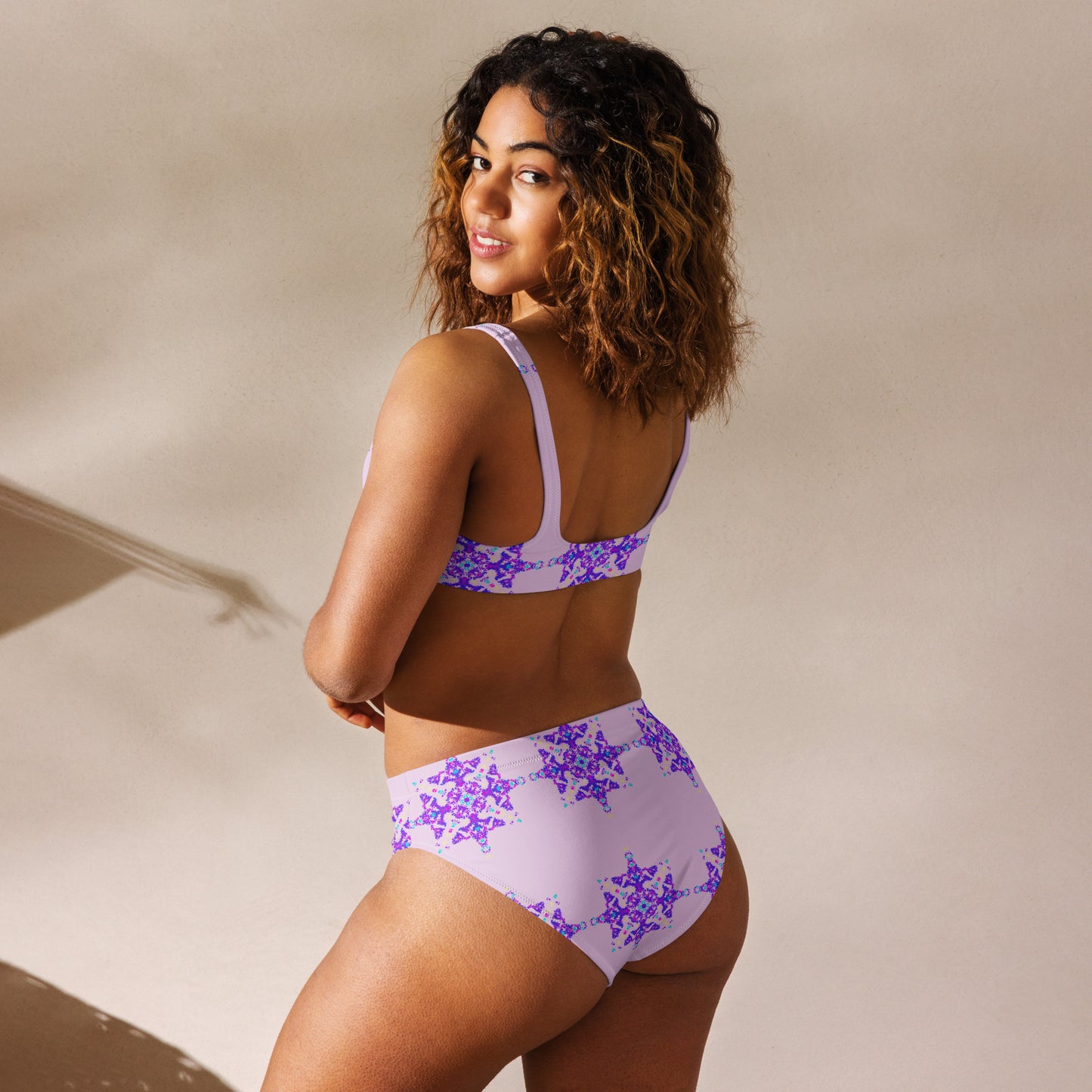 Amethyst collection high-waisted bikini