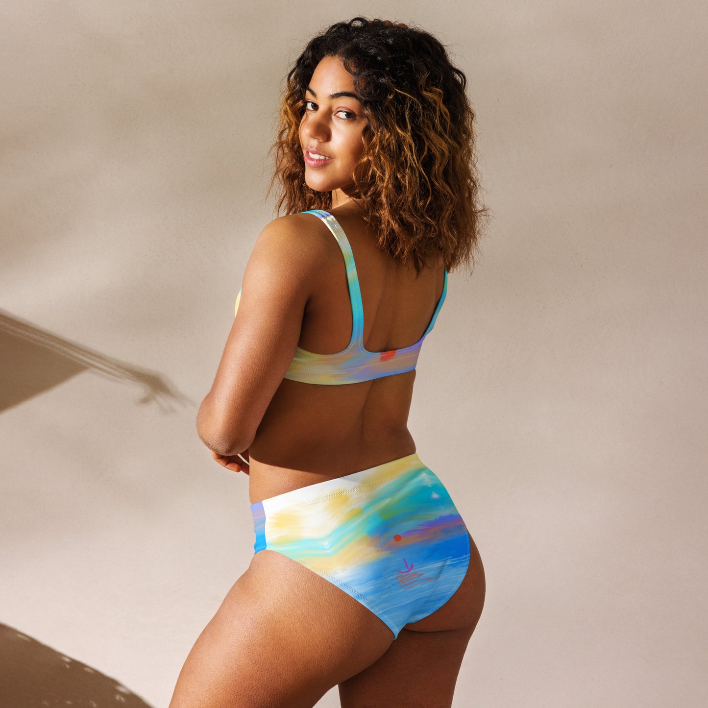 Sunrise collection high-waisted bikini