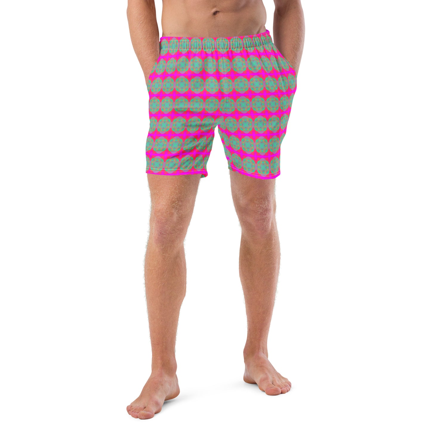 Glow up collection Men's swim trunks