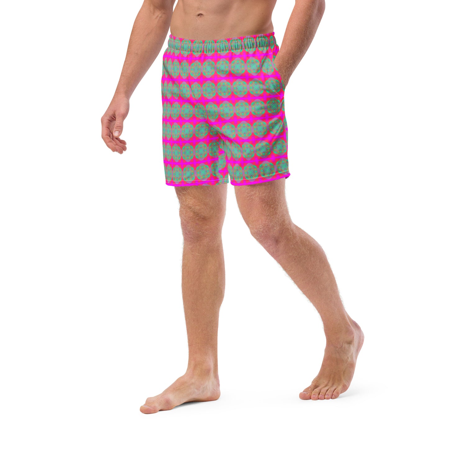 Glow up collection Men's swim trunks