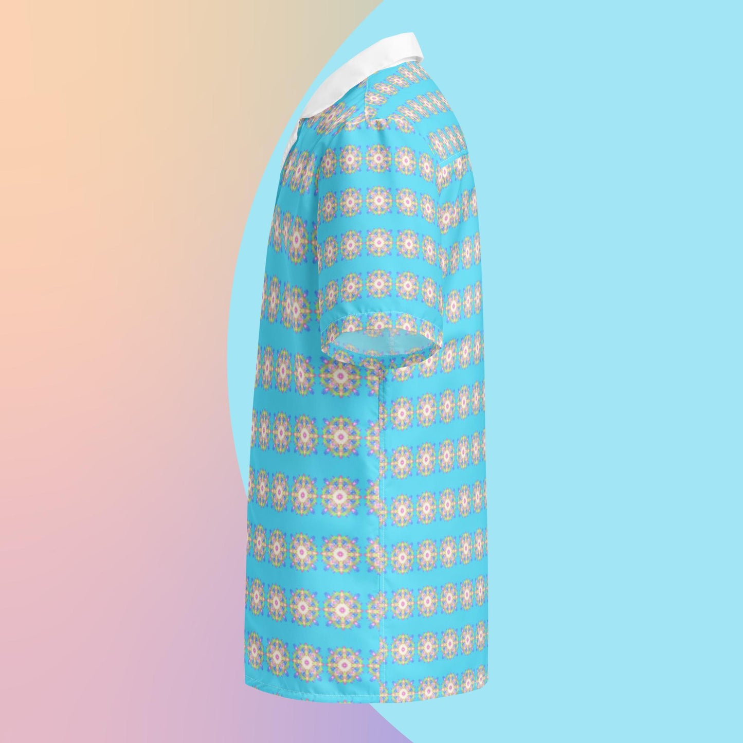 Cotton Candy Cabana men's button shirt