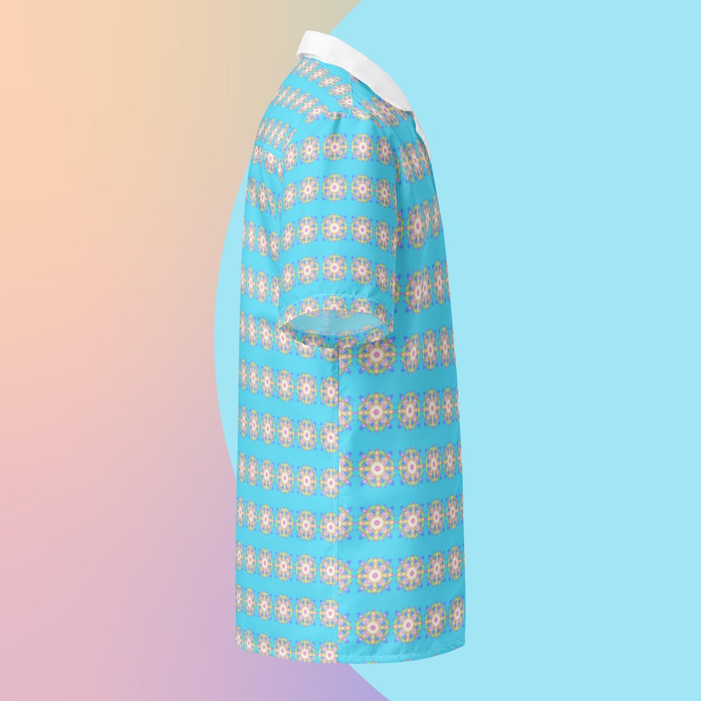 Cotton Candy Cabana men's button shirt