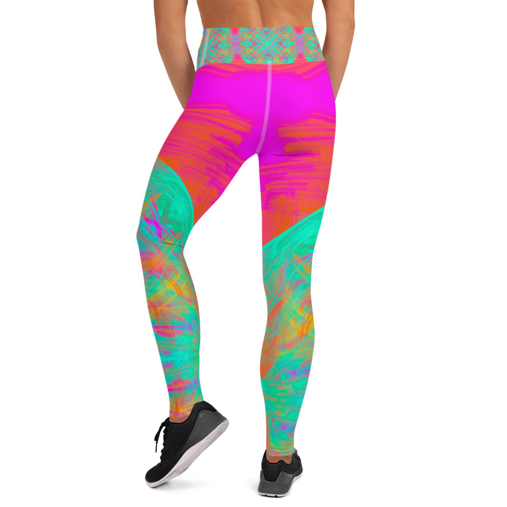 Glow up collection yoga Leggings