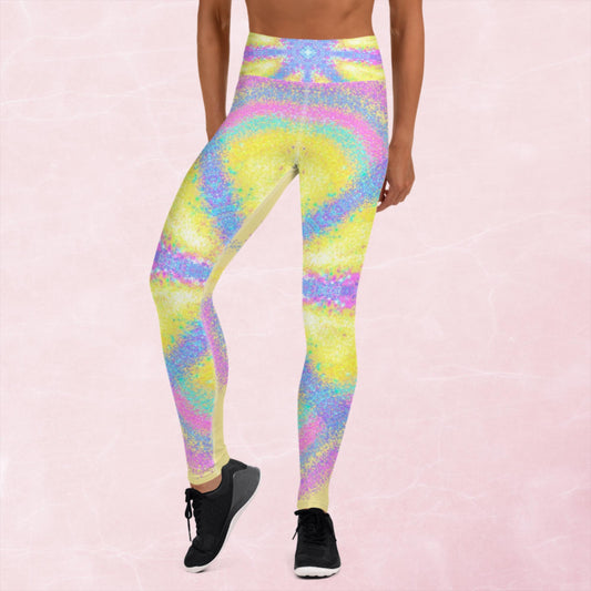 Sunrise Field Yoga Leggings