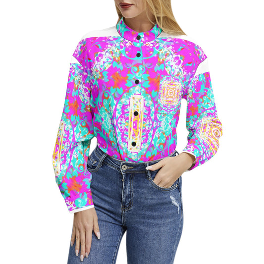 Leeann Long Sleeve Button Up Casual Shirt Top